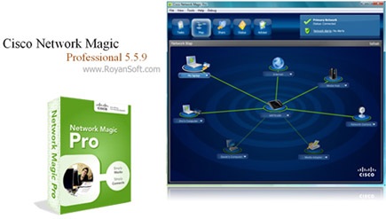 استفاده از نرم‌افزار Cisco Network Magic