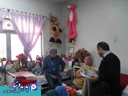 دیدار شرکت پدیده تبار از سالمندان آسایشگاه کهریزک در آستانه‌ی سال نو